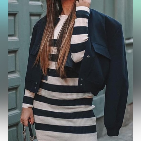 Blue Bomber Jacket - Picture 6 of 11